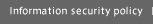 Information security policy